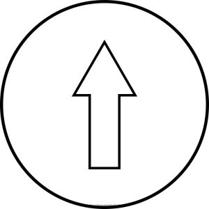 Tô màu Biển Báo Chỉ Đường Phía Trước giúp bé rèn luyện khả năng tô màu