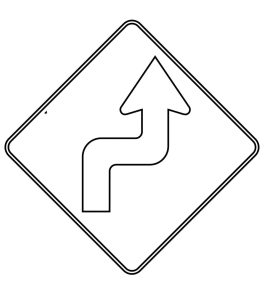 Tô màu Biển Chỉ Dẫn Đường Bộ giúp bé rèn luyện khả năng tô màu