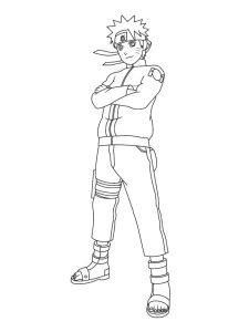 Tô màu Cậu Bé Naruto giúp bé rèn luyện khả năng tô màu