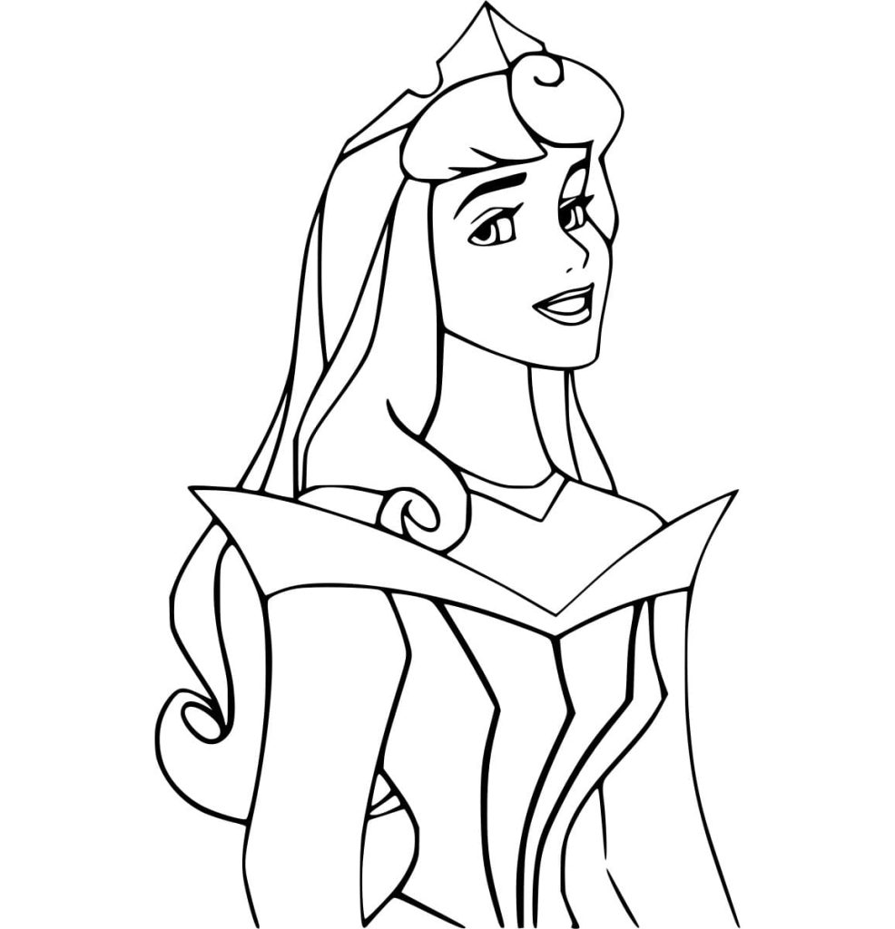 Tô màu Chân Chung Aurora 1 Tô màu Chân Chung Aurora dễ thương cho bé