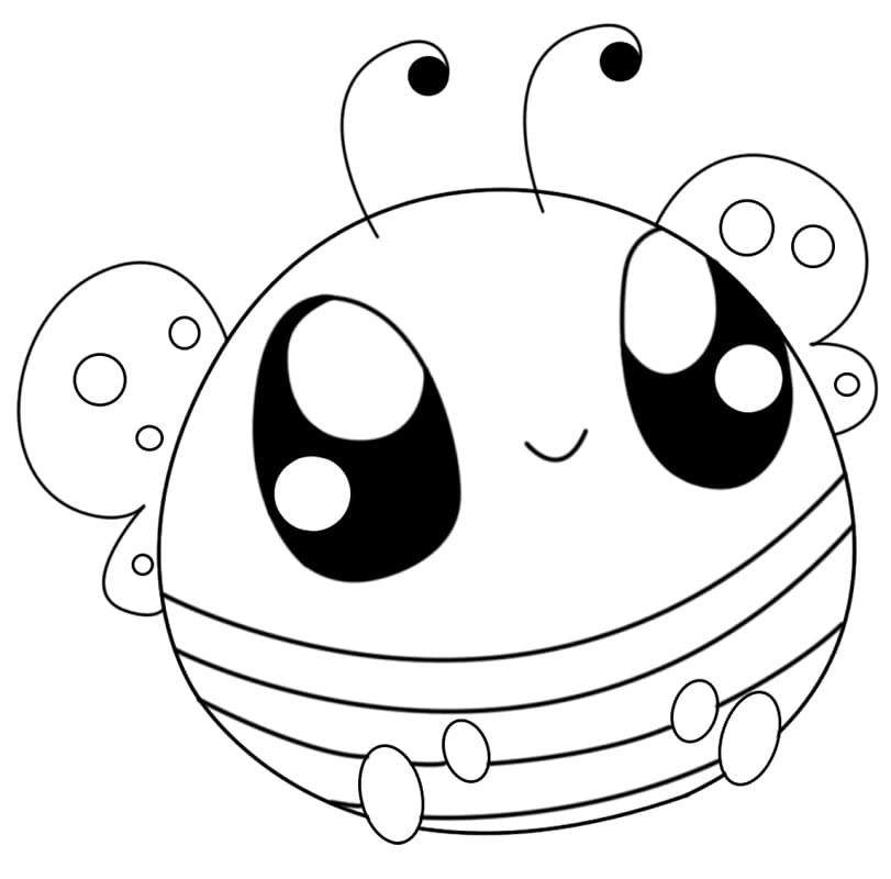 Tô màu Chú Ong Ngộ Nghĩnh 1 Tô màu Chú Ong Ngộ Nghĩnh dễ thương cho bé