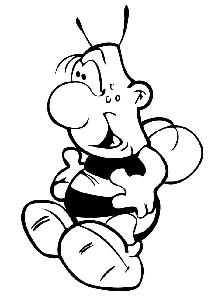 Tô màu Chú Ong Vui Vẻ 1 Tô màu Chú Ong Vui Vẻ cho bé tập tô