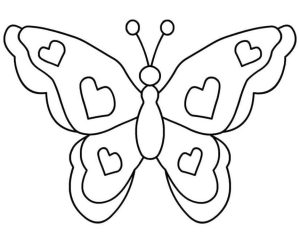 Tô màu Con Bướm Đơn Giản giúp bé rèn luyện khả năng tô màu