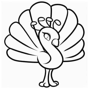 Tô màu Con Công Xinh Xắn giúp bé rèn luyện khả năng tô màu