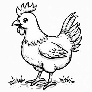 Tô màu Con Gà Nhỏ giúp bé rèn luyện khả năng tô màu