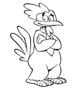 Tô màu Con Gà Vui Vẻ giúp bé rèn luyện khả năng tô màu