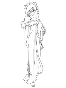 Tô màu Công Chúa Giselle Đáng Yêu giúp bé rèn luyện khả năng tô màu