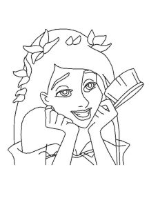 Tô màu Công Chúa Giselle Vui Vẻ giúp bé rèn luyện khả năng tô màu