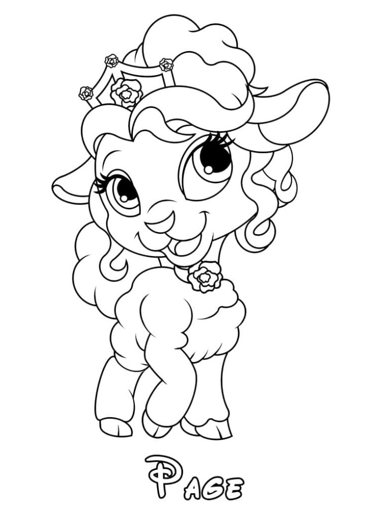 Tô màu Công Chúa Page 1 Tô màu Công Chúa Page cho bé tập tô