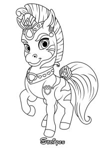 Tô màu Công Chúa Stripes cho bé tập tô