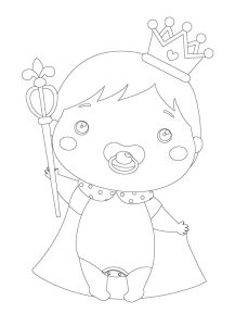 Tô màu Em Bé Hoàng Tử giúp bé rèn luyện khả năng tô màu