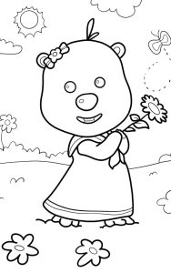 Tô màu Hải Ly Loopy Dễ Thương dễ thương cho bé