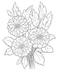 Tô màu Hoa Cúc Mùa Xuân giúp bé rèn luyện khả năng tô màu