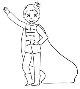 Tô màu Hoàng Tử Vẫy Tay giúp bé rèn luyện khả năng tô màu