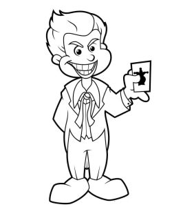 Tô màu Joker Nhỏ Bé giúp bé rèn luyện khả năng tô màu