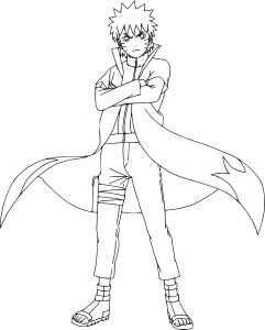 Tô màu Naruto Cực Ngầu dễ thương cho bé