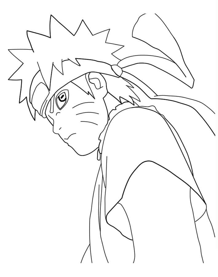 Tô màu Naruto Ngầu Và Đẹp 1 Tô màu Naruto Ngầu Và Đẹp giúp bé rèn luyện khả năng tô màu