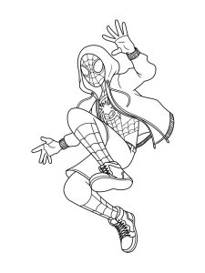 Tô màu Người Nhện Miles Morales cho bé tập tô