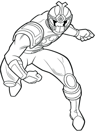 Tô màu ninja xanh kuwaga raiger 1 Tô màu ninja xanh kuwaga raiger giúp bé rèn luyện khả năng tô màu