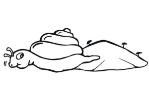 Tô màu Ốc Sên Bò dễ thương cho bé