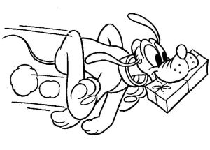 Tô màu Pluto Chạy Nhanh giúp bé rèn luyện khả năng tô màu