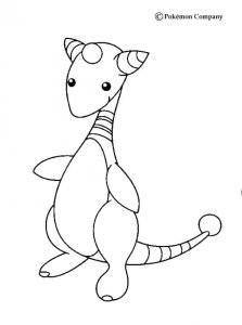 Tô màu Pokemon Ampharos dễ thương cho bé