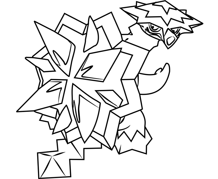 Tô màu pokemon bakugumes 1 Tô màu pokemon bakugumes cho bé tập tô