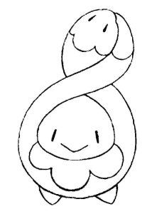 Tô màu Pokemon Budew giúp bé rèn luyện khả năng tô màu