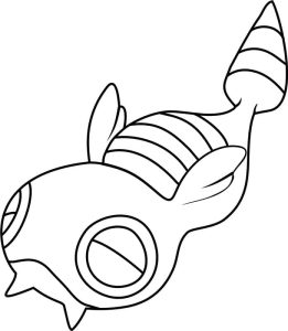 Tô màu Pokemon Dunsparce giúp bé rèn luyện khả năng tô màu