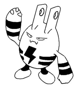 Tô màu Pokemon Elekid giúp bé rèn luyện khả năng tô màu