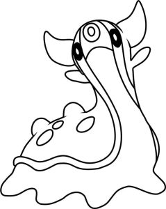 Tô màu Pokemon Gastrodon dễ thương cho bé