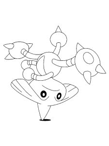 Tô màu Pokemon Hitmontop cho bé tập tô