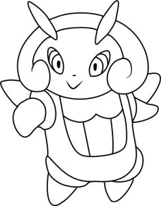 Tô màu Pokemon Illumise giúp bé rèn luyện khả năng tô màu