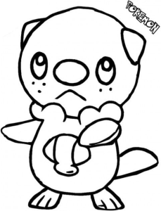 Tô màu pokemon mijumura cho bé tập tô