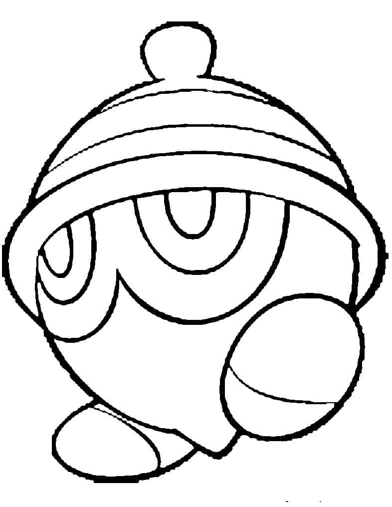 Tô màu Pokemon Seedot 1 Tô màu Pokemon Seedot cho bé tập tô