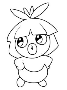 Tô màu Pokemon Smoochum giúp bé rèn luyện khả năng tô màu