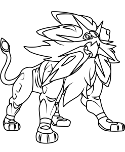 Tô màu pokemon thần thoại sorugareo giúp bé rèn luyện khả năng tô màu