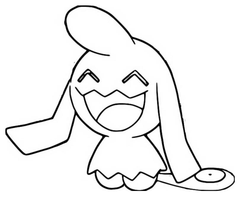 Tô màu Pokemon Wynaut 1 Tô màu Pokemon Wynaut giúp bé rèn luyện khả năng tô màu