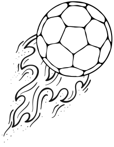 Tô màu Quả Bóng Đang Bay cho bé tập tô