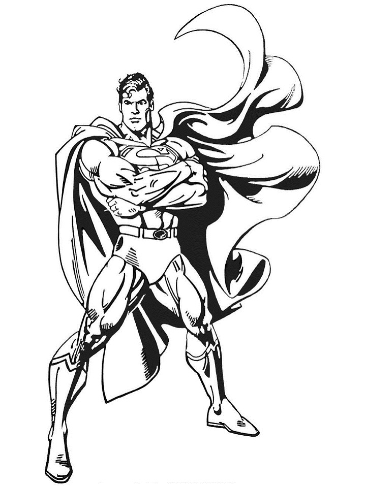 Tô màu siêu nhân mạnh mẽ 1 Tô màu siêu nhân mạnh mẽ cho bé tập tô