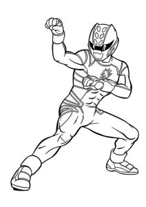 Tô màu Siêu Nhân Mãnh Thú dễ thương cho bé