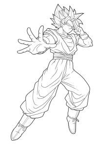 Tô màu Son Goku Tuyệt Vời giúp bé rèn luyện khả năng tô màu