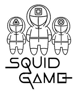 Tô màu Squid Game Trò Chơi Con Mực giúp bé rèn luyện khả năng tô màu