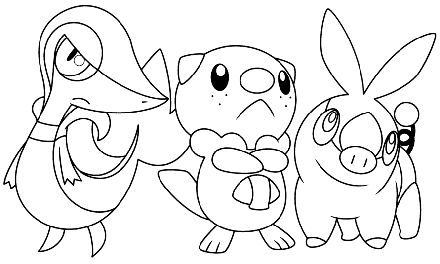 Tô màu tsutarja, mijumura, pokabu 1 Tô màu tsutarja, mijumura, pokabu giúp bé rèn luyện khả năng tô màu