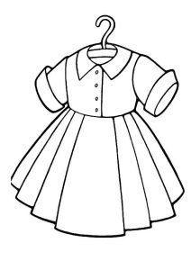 Tô màu Váy Bé Gái Đẹp giúp bé rèn luyện khả năng tô màu