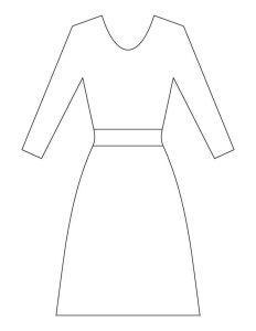 Tô màu Váy Đơn Giản giúp bé rèn luyện khả năng tô màu