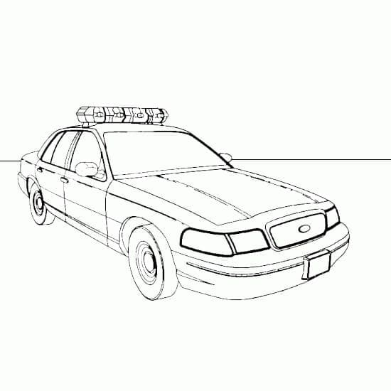 Tô màu Xe Cảnh Sát (1) 1 Tô màu Xe Cảnh Sát (1) giúp bé rèn luyện khả năng tô màu