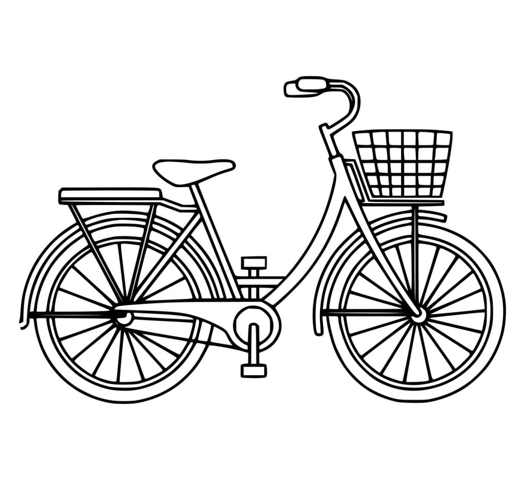 Tô màu Xe Đạp Cho Bé Gái 1 Tô màu Xe Đạp Cho Bé Gái giúp bé rèn luyện khả năng tô màu