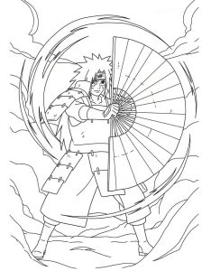 Tranh Tô Màu Madara cho bé tập tô