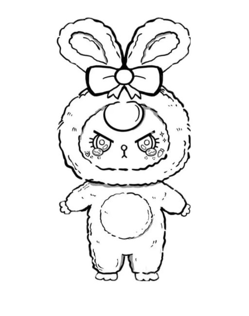 Tranh To Mau Baby Three Con Tho